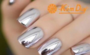 Mẫu nail tráng gương